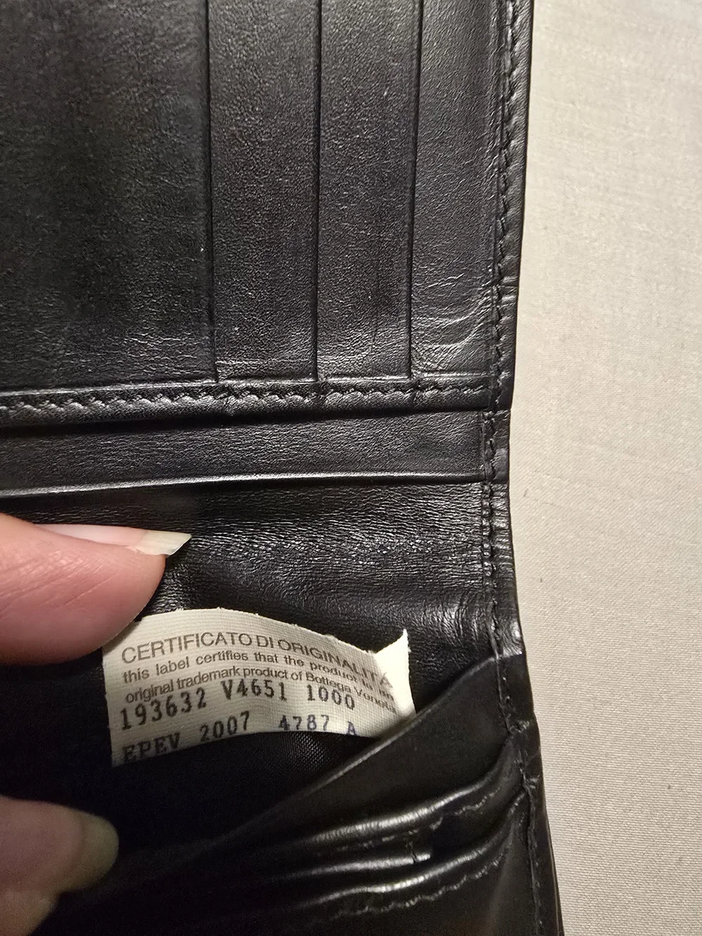Bottega Veneta Intrecciato Leather Wallet on a Rare Braided Leather Strap, COA